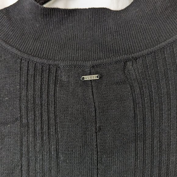 Guess Daria Sweater Jumpsuit Jet Black Size Small - Picture 13 of 16